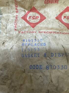 4161310 Whirlpool Genuine Oem Fsp Dishwasher Gasket And Dispenser