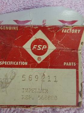 569211 Whirlpool Brand New Dishwasher Impellar Kit