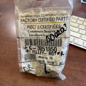6-3051850 Whirlpool Dryer Pulley Motor