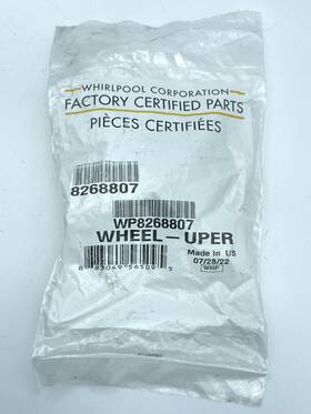 8268807 Whirlpool Dishwasher Dishrack Roller #8268807 Brand New Oem