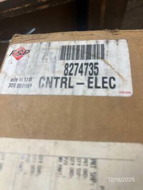 8274735 Whirlpool New Factory Dishwasher Control Panel In Box