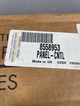 8558953 Whirlpool Dishwasher Touchpad And Control Panel