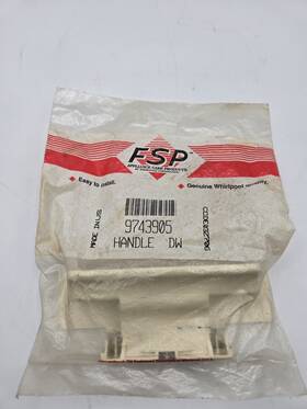 9743905 Whirlpool Genuine Oem Fsp Dishwasher Door Handle - White Replacement