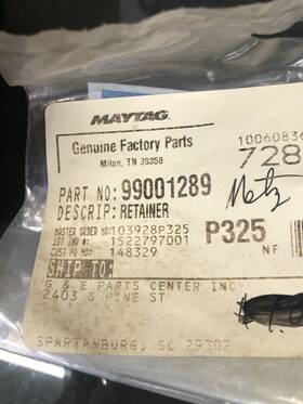 99001289 Whirlpool Oem Dishwasher Slide Original Part#99001289 #h7f