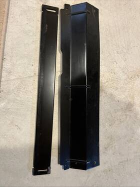 8543835 Whirlpool Kitchenaid Genuine Oem Black Dishwasher Bottom Toe Kick Plate Access Panel