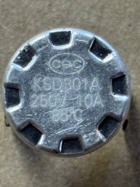 Ksd301a Whirlpool 1 Year Warranty Dishwasher Hi Limit Temp Sensor 250v 10a 85 C