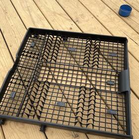 V15a0172-tg Whirlpool Black Plastic Dishwasher Cutlery Tray Rack