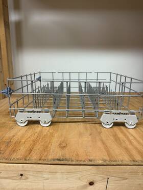 W10431032a Whirlpool Oem Dishwasher Lower Dish Rack Assembly Gray Kitchenaid May