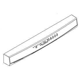 W10605165 Whirlpool Dishwasher Control Panel Assembly White Genuine Oem Part