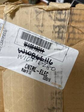 W10796280 Whirlpool Brands Dishwasher Control Oem