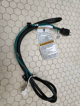 W10831279 Whirlpool Oem Dishwasher Power Cord