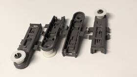 W10845760 Whirlpool W10845762 - Oem Upper Rack Rollers Set Of 4 Gray