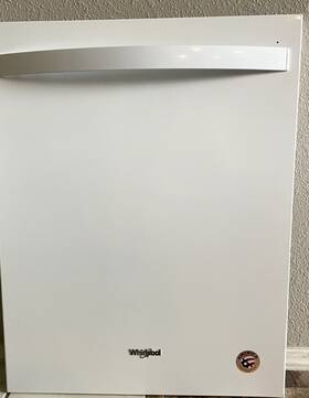 W10917591 Whirlpool Ome Dishwasher Front Panel White