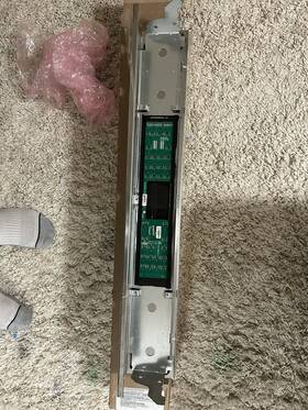 W11029431 Whirlpool W11024931 Range Control Panel Assembly Stainless Steel