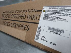 W11664713 Whirlpool W11163967 Oem Dishwasher Lower Door Seal