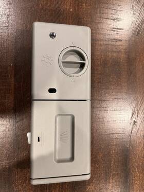 W11173717 Whirlpool Dishwasher Detergent Dispenser Gray Oem Part # Brand New