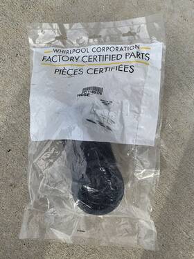W11189178 Whirlpool Factory Certified Dishwasher Drain Sump Hose