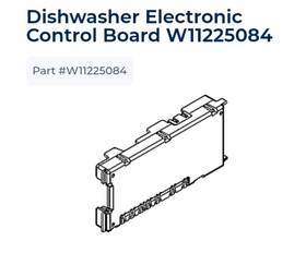 W11225084 Whirlpool Dishwasher Electronic Control Board New In Box