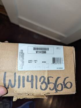 W11413566 Whirlpool Panel Cntl Oem