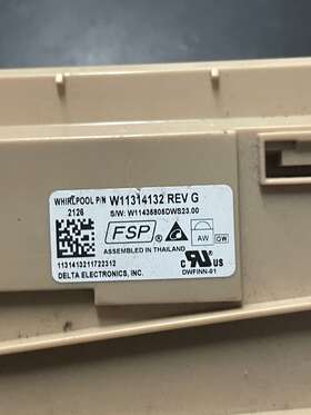 W11492906 Whirlpool W11506011 Dishwasher Control Board Wm1263
