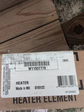 W1153778 Whirlpool
