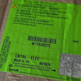 W11630375 Whirlpool W11625654 Dishwasher Control Board Replacement Part