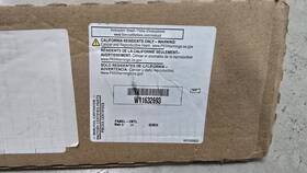W11632693 Whirlpool Dishwasher Control Panel New