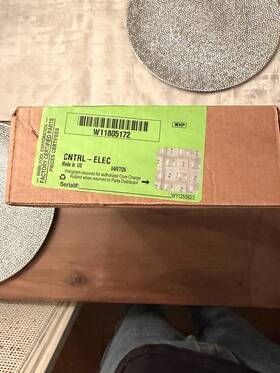 W11805172 Whirlpool Electronic Control Board For