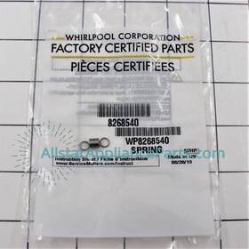 Wp8268540 Whirlpool Dishwasher Door Handle Spring