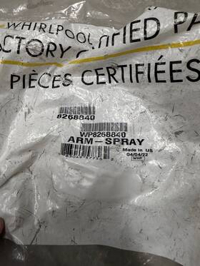 Wp8268840 Whirlpool Arm Spray