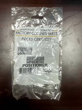 Wp8539102i Whirlpool Brand New Oem Dishwasher Positioner