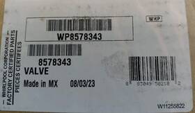 Wp8578343 Whirlpool Dishwasher Water Valve