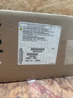 Wp9744109 Whirlpool Genuine Whirlpool/kitchenaid Control Panel Free Shipping