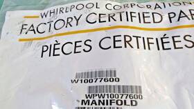Wpw10077600 Whirlpool / Kitchenaid Dishwasher Manifold - New Sealed