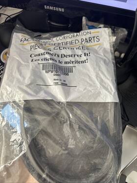 Wpw10112096 Whirlpool New In Sealed Bag Genuine Oem Dishwasher Door Seal Gasket