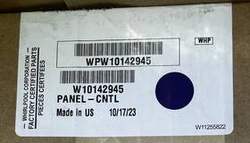 Wpw10142945 Whirlpool New Oem Dishwasher Control Panel - Black Free Shipping