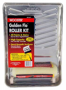 R914-9 Wooster Brush Golden Flo Roller Kit 3/8- Inch Nap 9- -r914-9