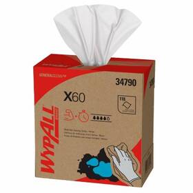 118-ct Wypall 34790 X60 Reinforced Cleaning Wipes 118-ct. 10-pk. -