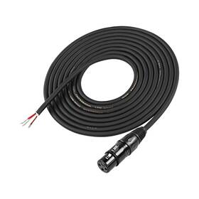 Xmsjsiy-xlr-4m-3pin Xmsjsiy Xlr Microphone Cable Pigtail Bare Wire 3pin Speaker Audio Mic Cab