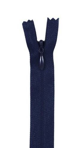Nr-2213 Ykk Invisible Zipper- Ykk- Made In Usa- 9 Inch Navy #560 2 Zippers/pack