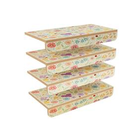 Yoopin 753947384367 Wire Shelf Covers 24 X 12 Inch Rack With Natural Wood Grain For