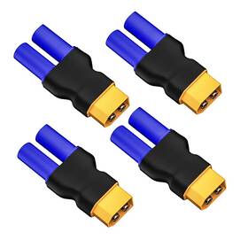 Xt60 Yowoo Power 606227121957 4pcs Male To Female Ec5 Connector Adapter No Wires For Rc Lipo Bat