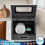 Countertop Dishwasher 3WASHING Programs Portable Stainless Steel Rack. Fixed Price $128.41.