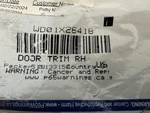 + New Ge Dishwasher Right Door Trim - Part # WD01X26418. Fixed Price $5.00.