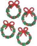 Beadery Beaded Ornament Kit-holiday Wreaths 2.25" Makes 16. Fixed Price $15.48.