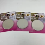 3 Prime-line Door Knob & Wall Shields U-9185 Ivory Textured 1/4 Diameter Nip. Fixed Price $14.99.