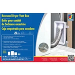 Dundas Jafine 12.05 In. W. 17.5 L. 3.45 D. White Dryer Wall Box. Fixed Price $44.42.