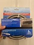 Homewerks Universal Dishwasher Supply Line 6 Foot 3/8" Stainless Connector Kit. Fixed Price $18.95.