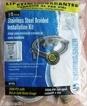 Lambro Industries 810L 5' Braided Stainless 2500 Psi Dishwasher Installation Kit. Fixed Price $17.50.