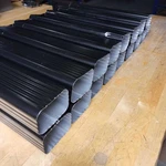 Lot Of 17 Amerimax 2507535 15" Black Aluminum Downspout Extension 2X3 Gutter New. Fixed Price $74.99.